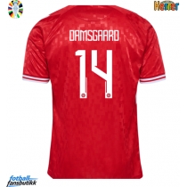 Danmark Mikkel Damsgaard #14 Hjemmedrakt EM 2024 Kortermet